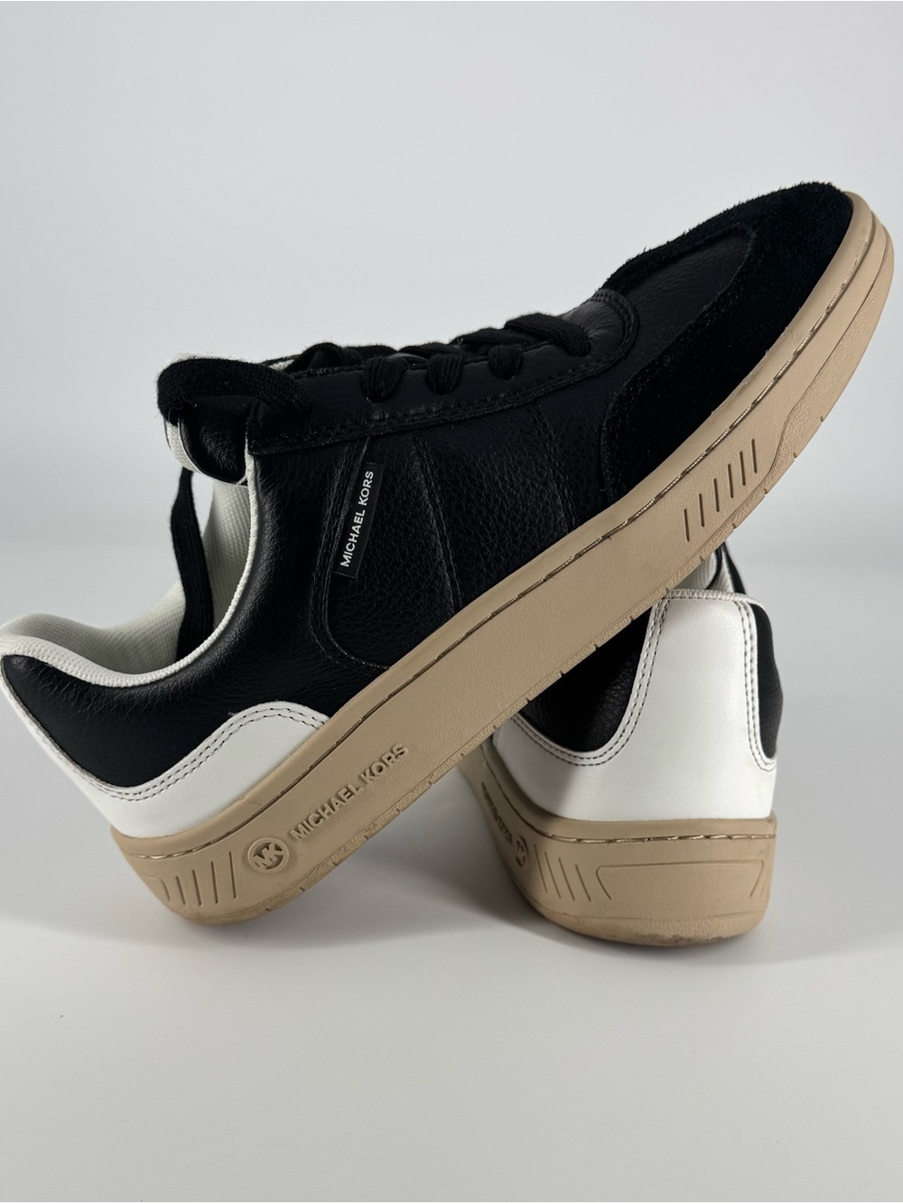 Michael Kors Women's Black & White Low-Top Sneakers